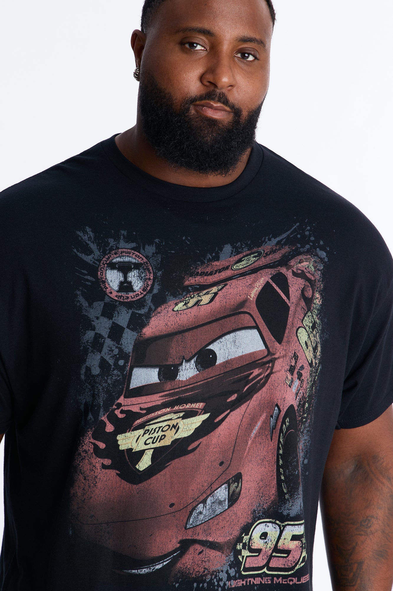 Disney Cars LMQ KACHOW! Short Sleeve Tee - Black