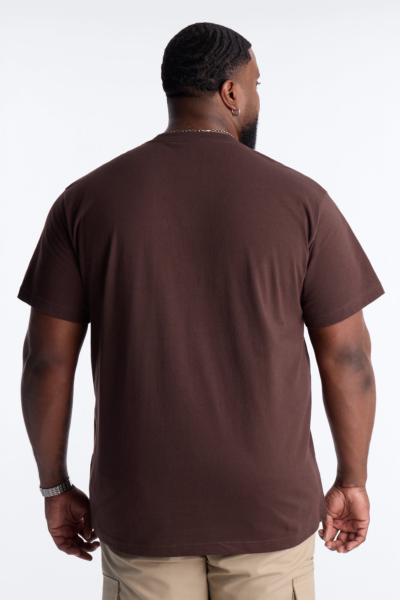 Dickies Heavyweight Short Sleeve Pocket Tee - Brown