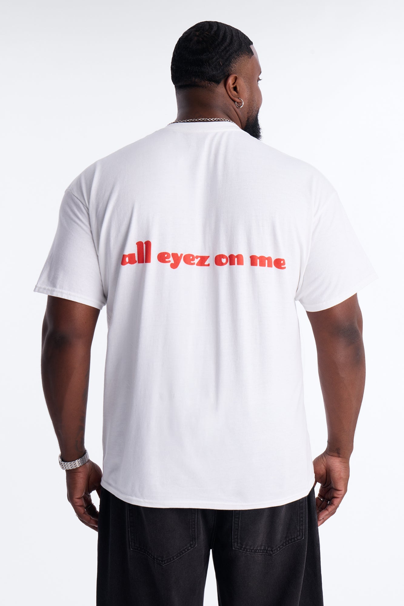 2pac All Eyez On Me Forever Short Sleeve Tee - White