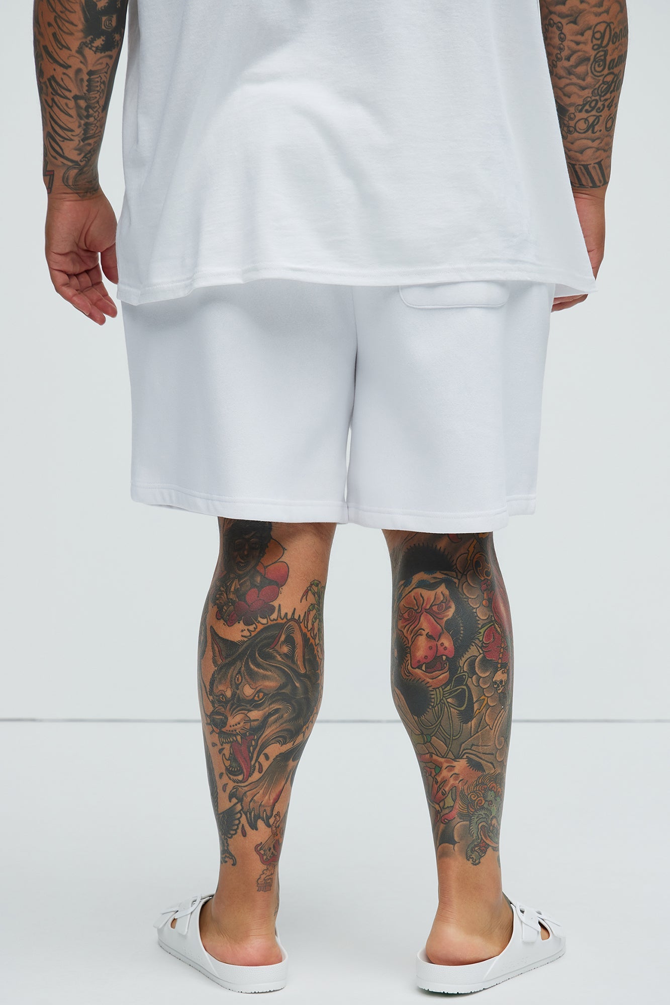 Tyson Sweatshort - White
