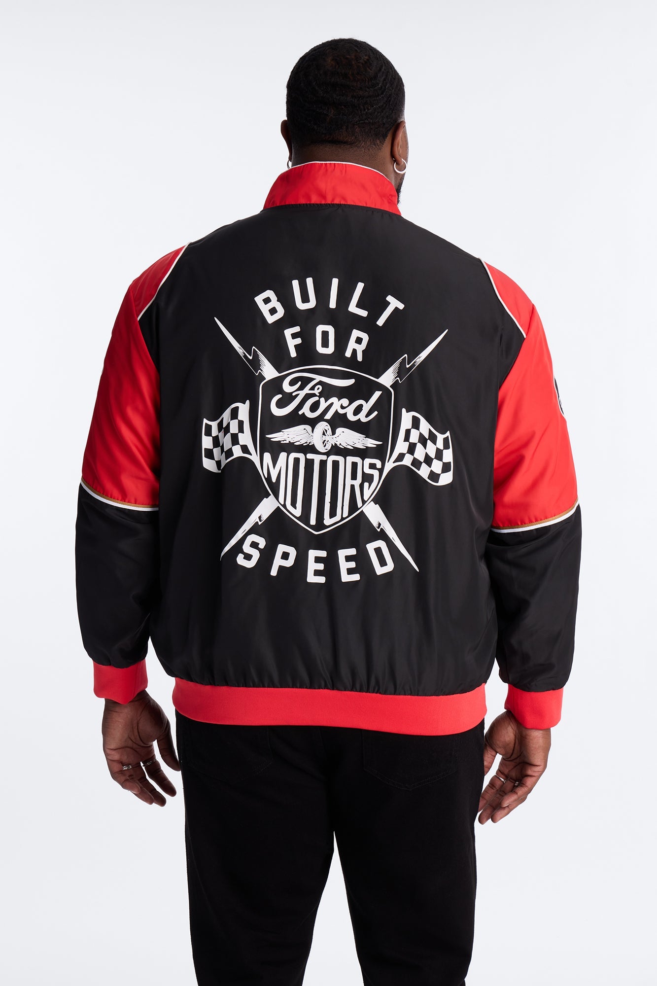 Oversized Ford Need For Speed Racing Jacket - Red