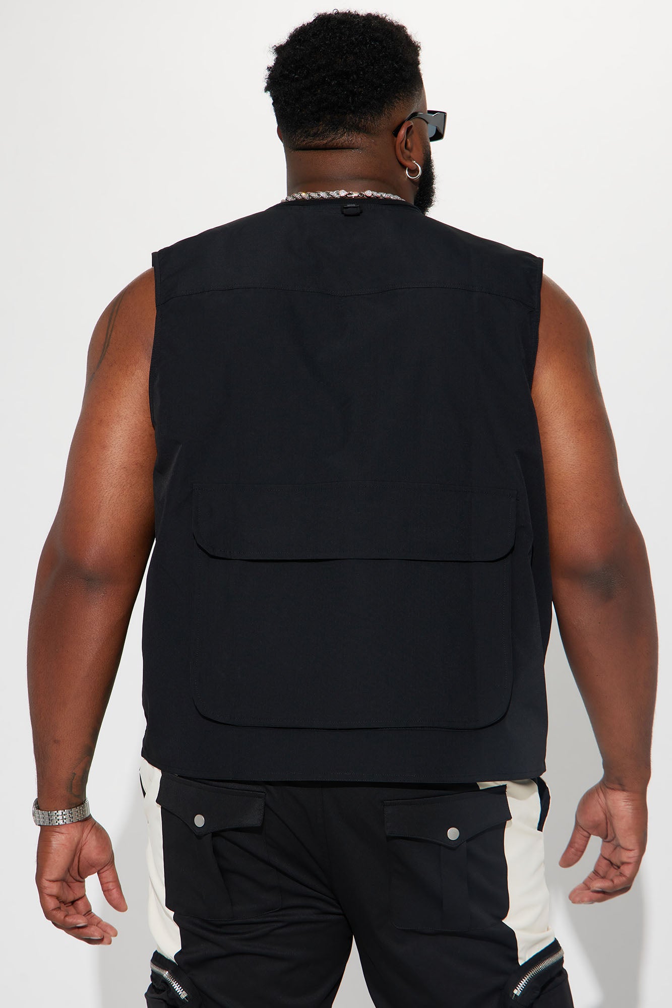 Hard To Miss Ripstop Tactical Cargo Vest - Black