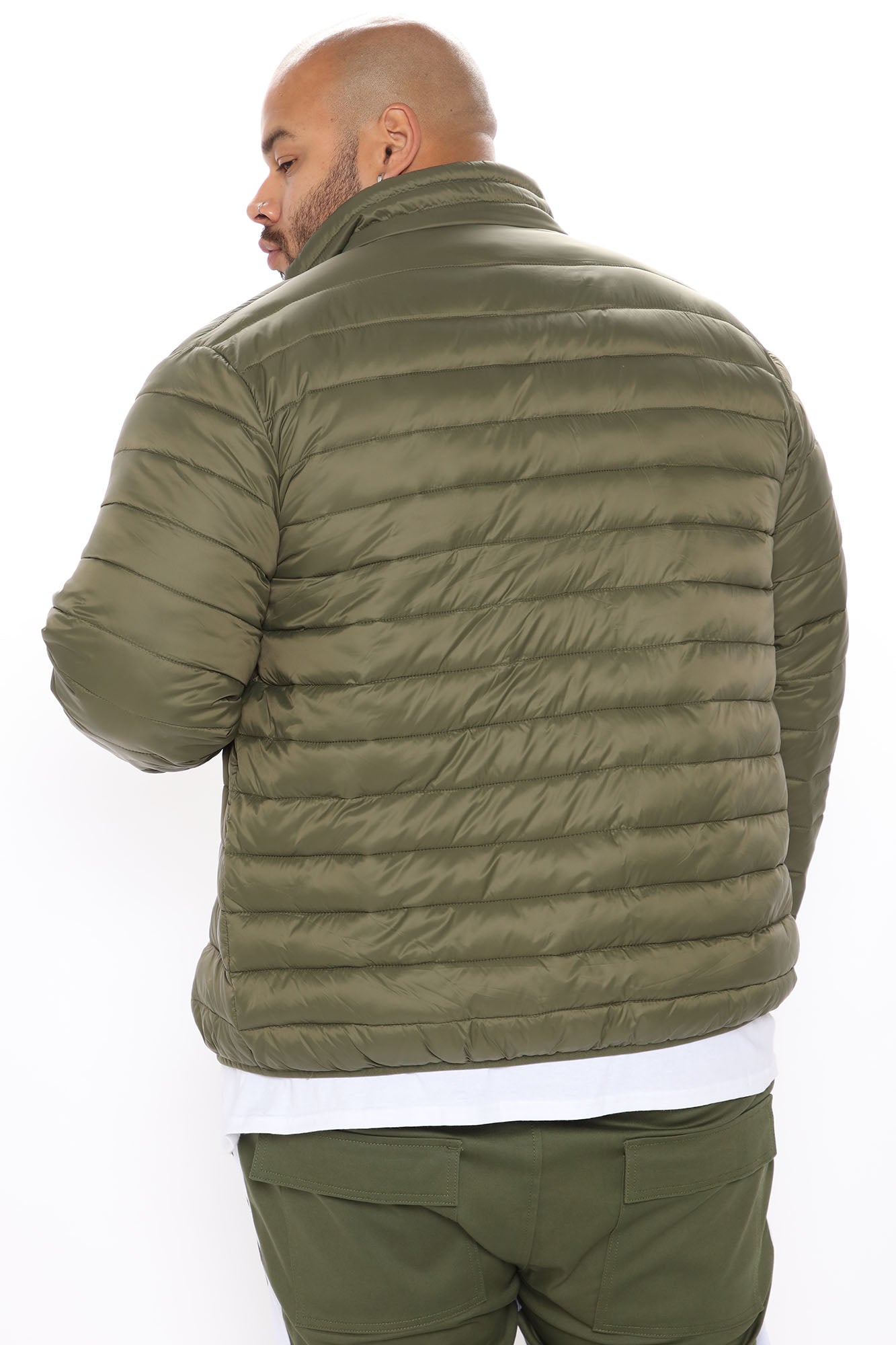 Wesley Packable Puffer Jacket - Olive