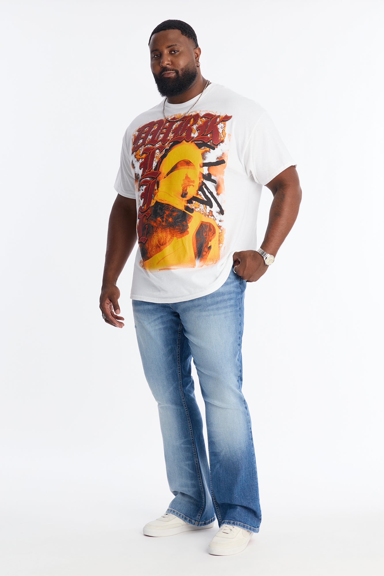Lil Durk Blessed Short Sleeve Tee - White