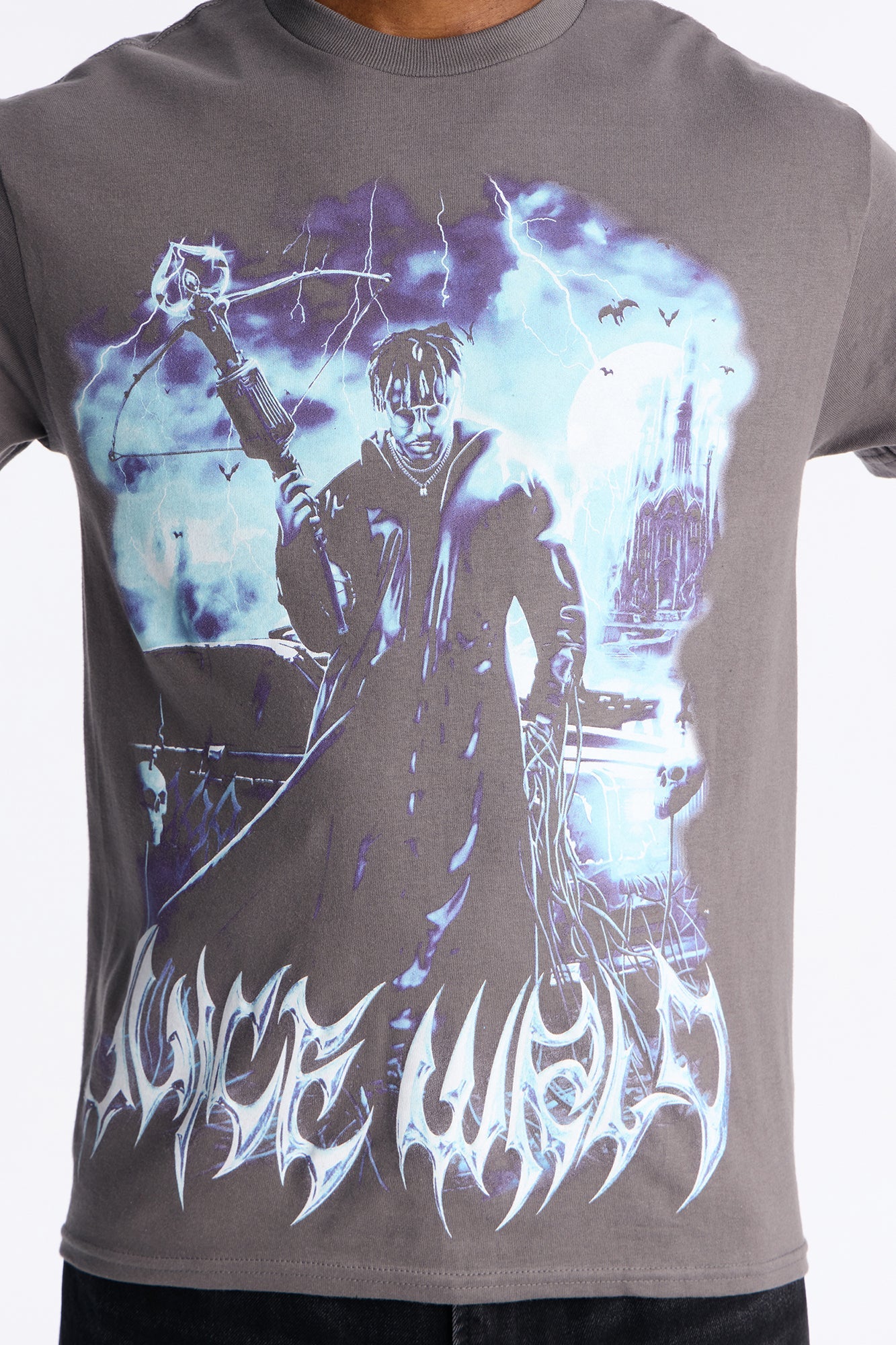 Juice WRLD 999 Club Short Sleeve Tee - Charcoal