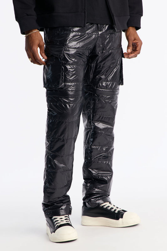Slim Aspen Slopes Two In One Cargo Zip Short - Black