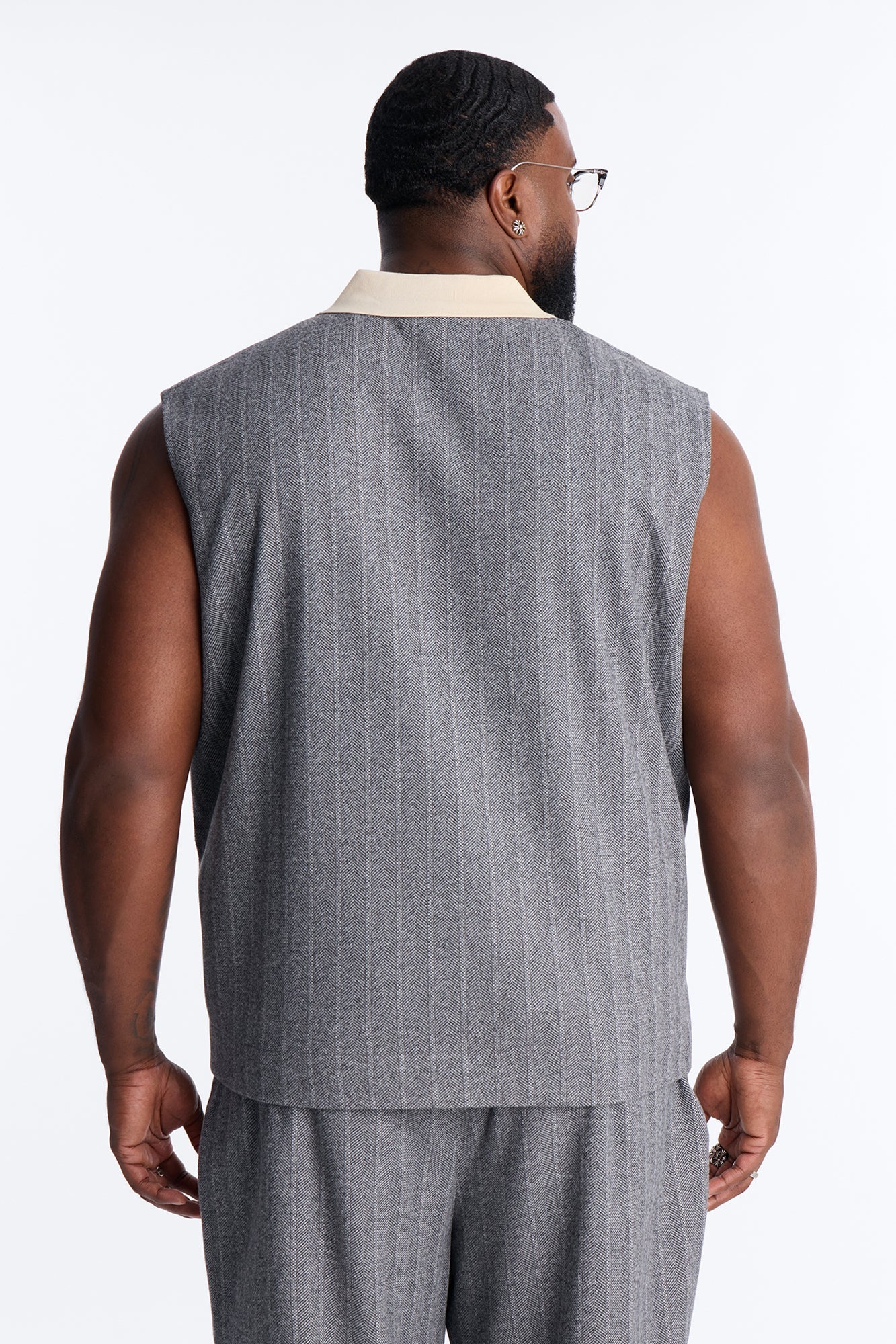Doheny Sleeveless Polo - Grey