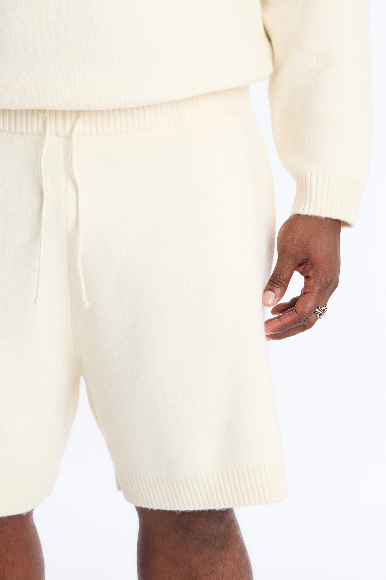 Relaxed Realm Sweat Short - Off White