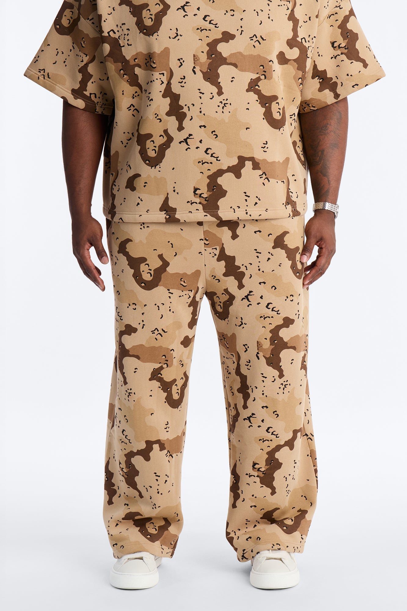 Baggy Time Warp Camo Sweatpants - Camouflage