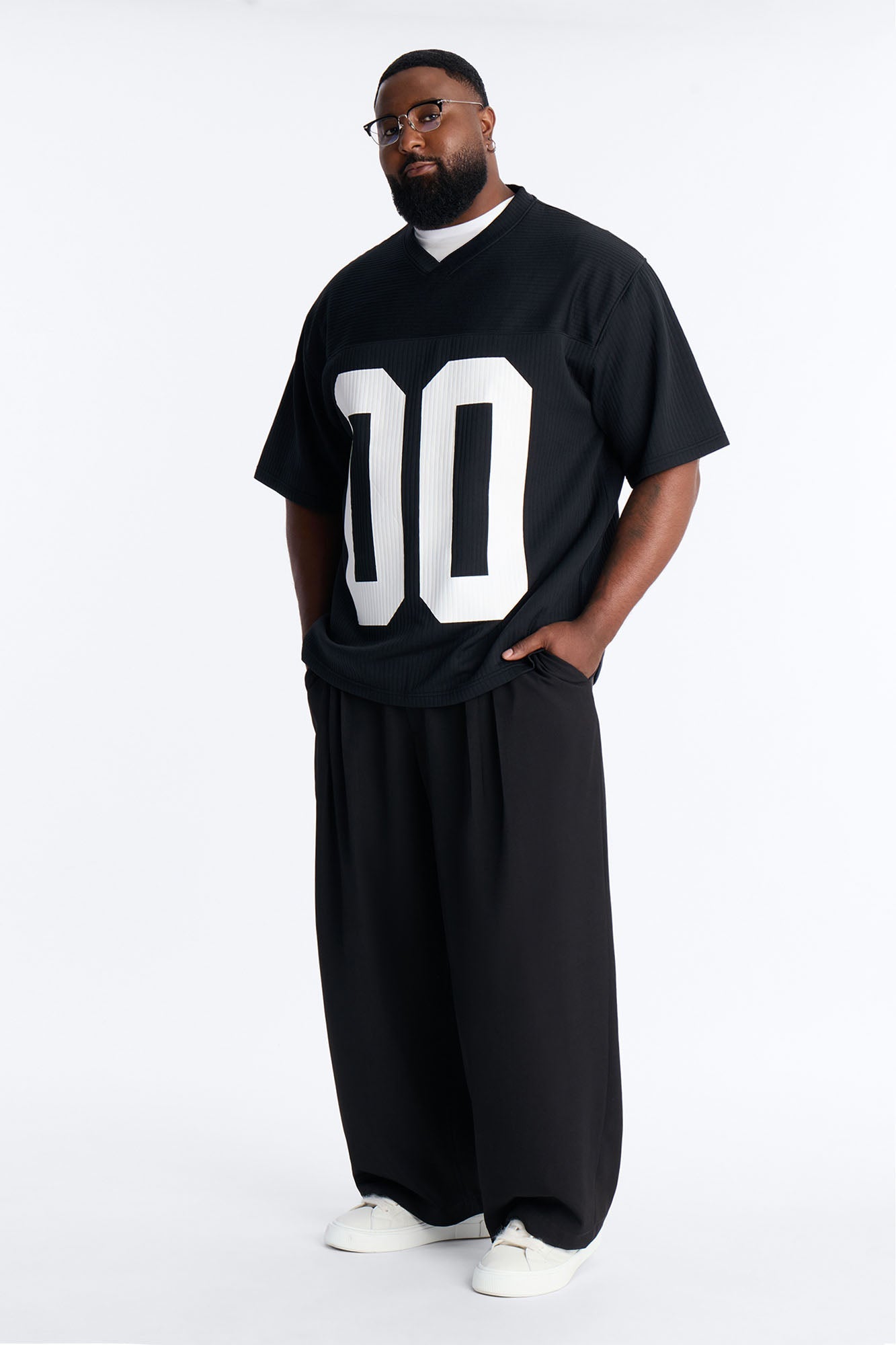 Double 0 Short Sleeve Jersey - Black