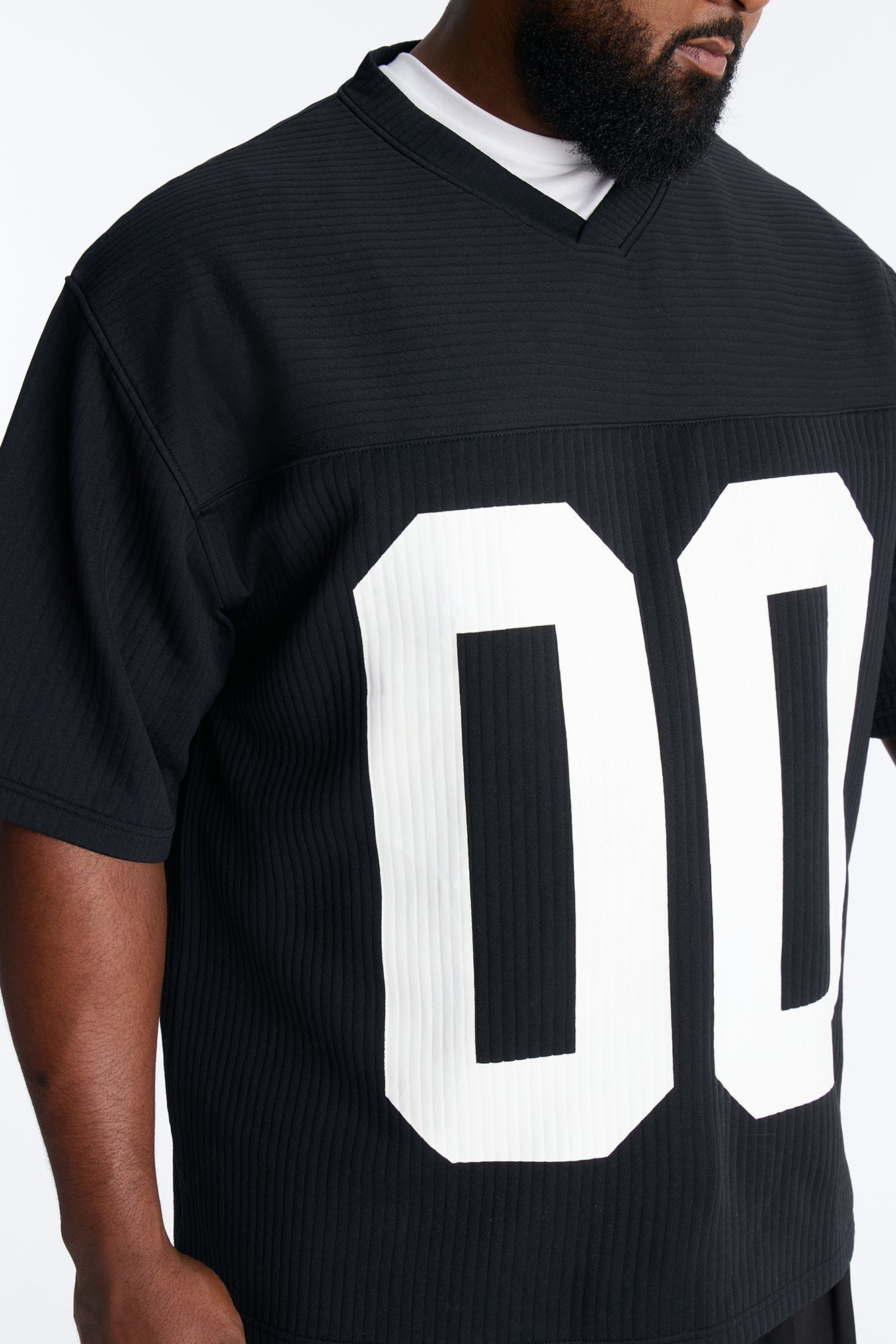 Double 0 Short Sleeve Jersey - Black