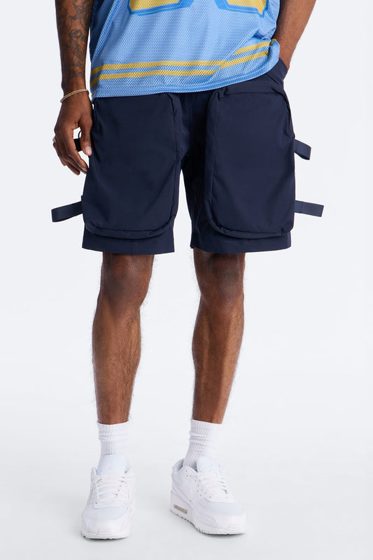 Relaxed Runyon Tech Short - Blue