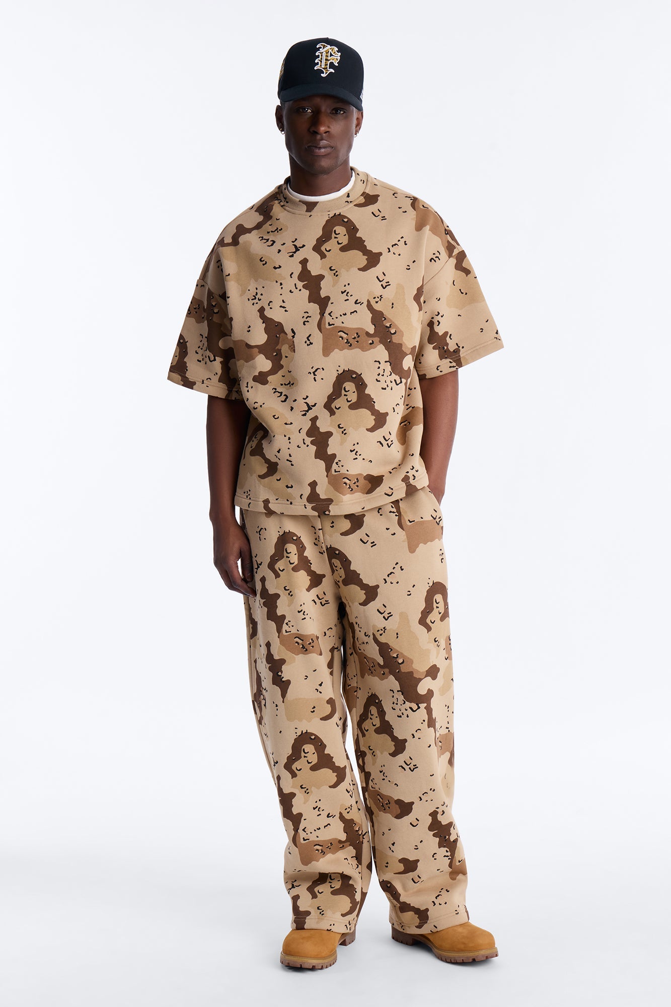 Baggy Time Warp Camo Sweatpants - Camouflage