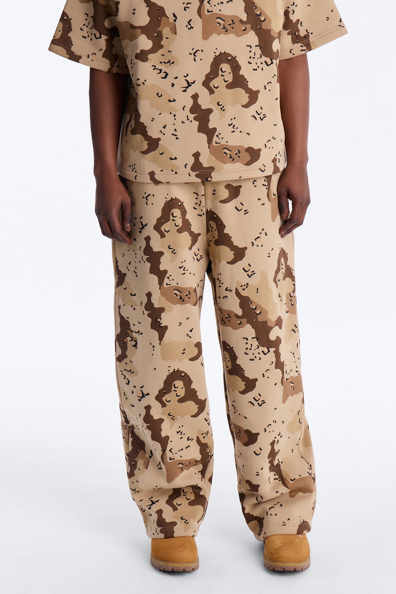 Baggy Time Warp Camo Sweatpants - Camouflage