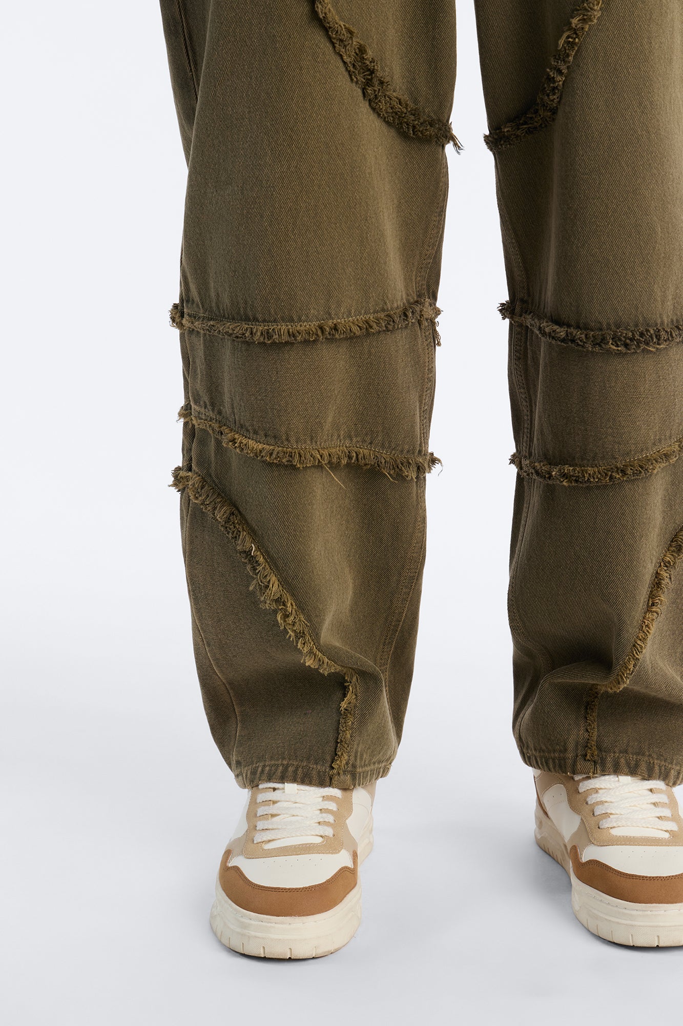 Barrel Urban Fray Jeans - Olive