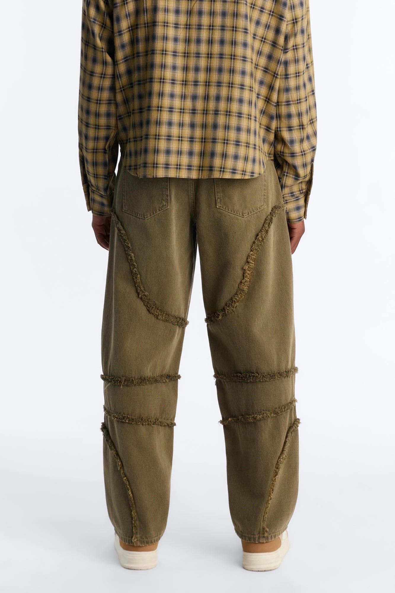 Barrel Urban Fray Jeans - Olive