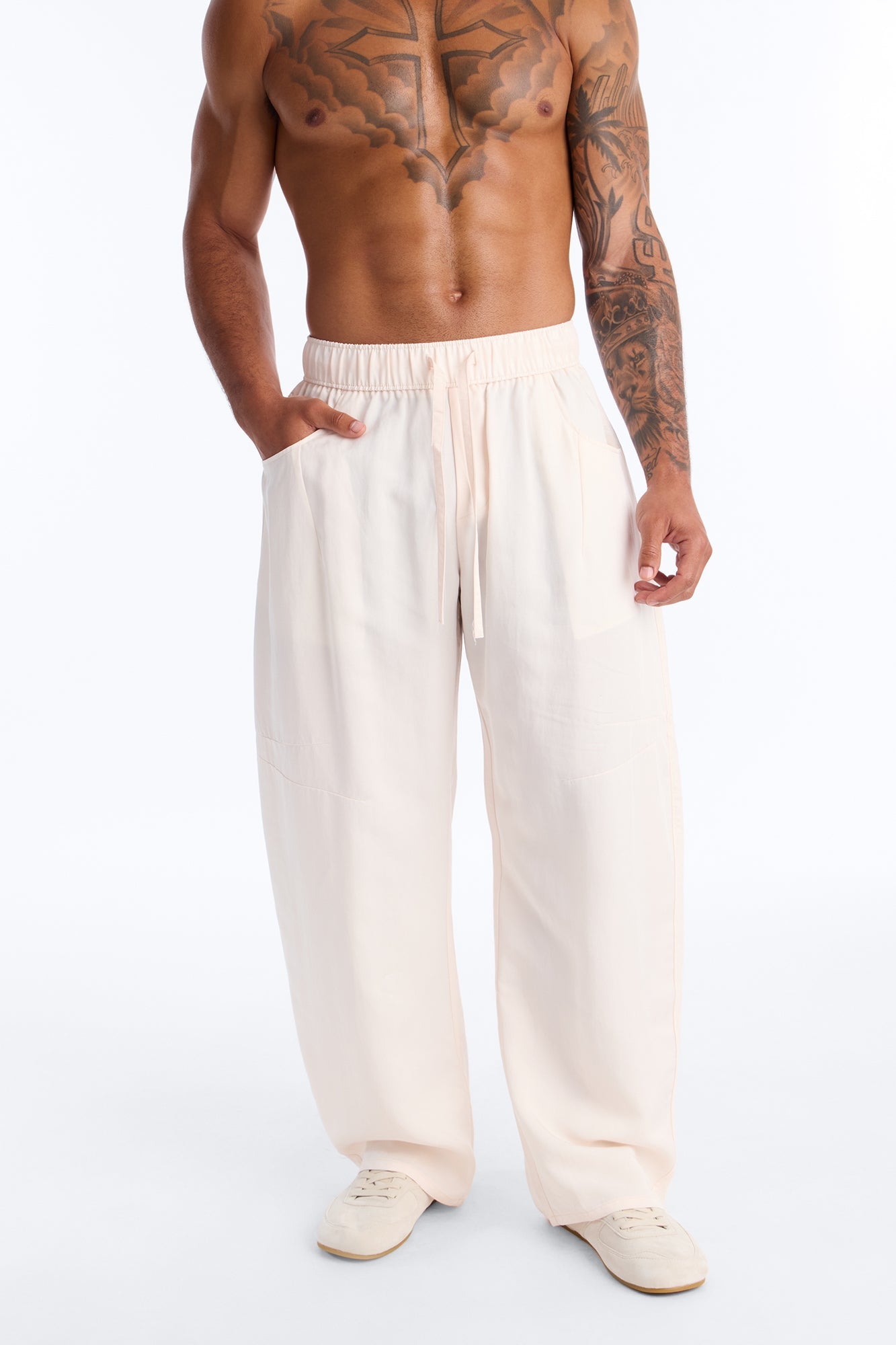 Baggy St. Tropez Pant - Cream