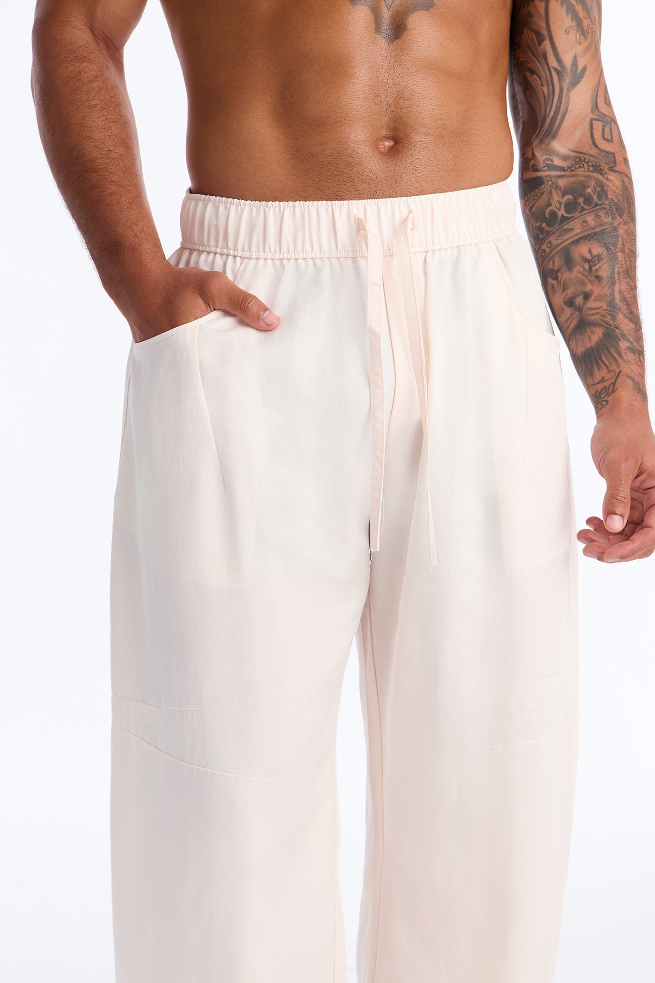 Baggy St. Tropez Pant - Cream