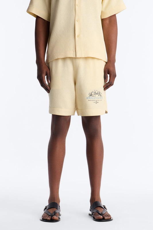Relaxed La Dolce Vita Short - Butter Yellow