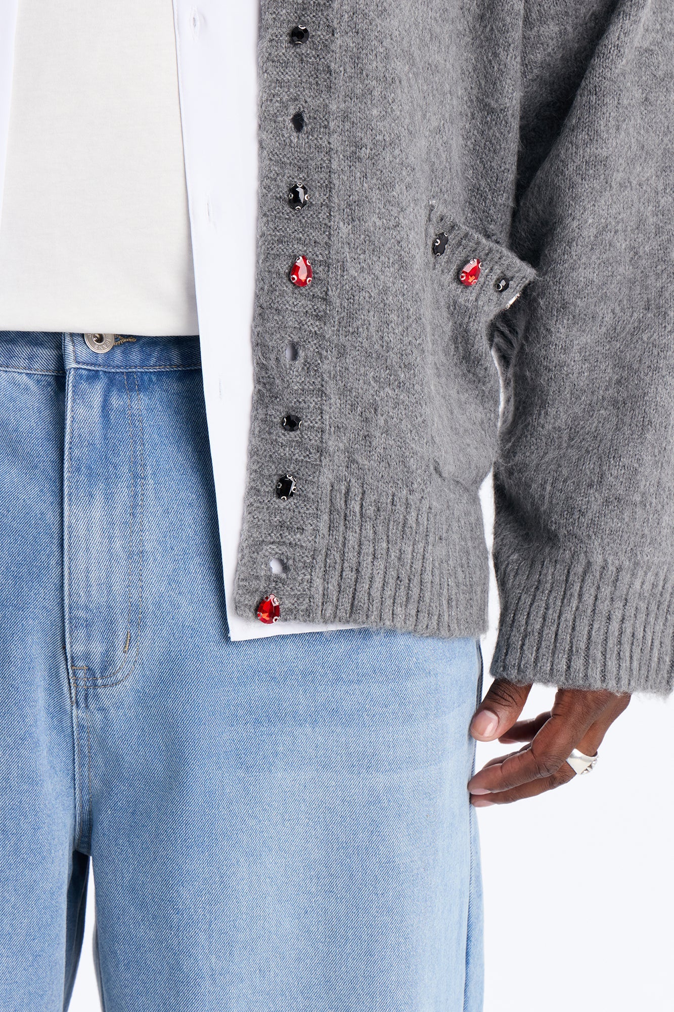 Clean Baggy 5 Pocket Jean - Light Blue Wash