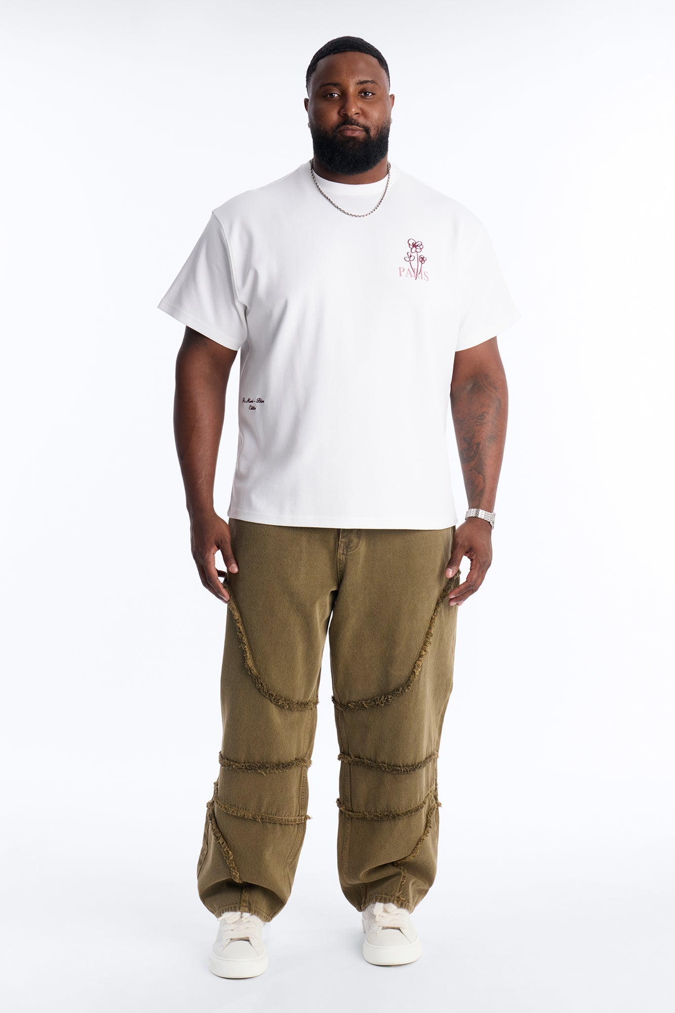 Barrel Urban Fray Jeans - Olive