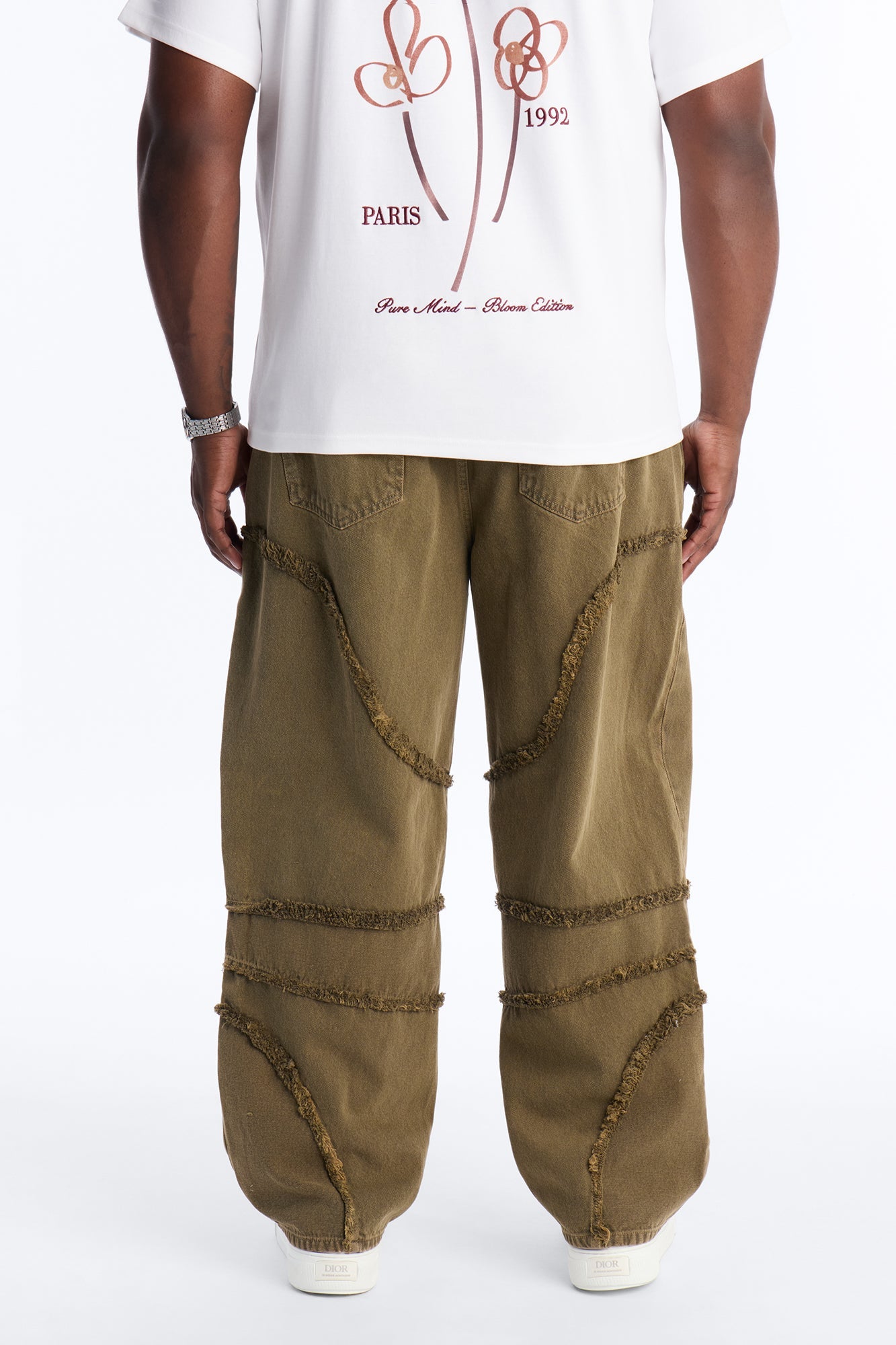 Barrel Urban Fray Jeans - Olive