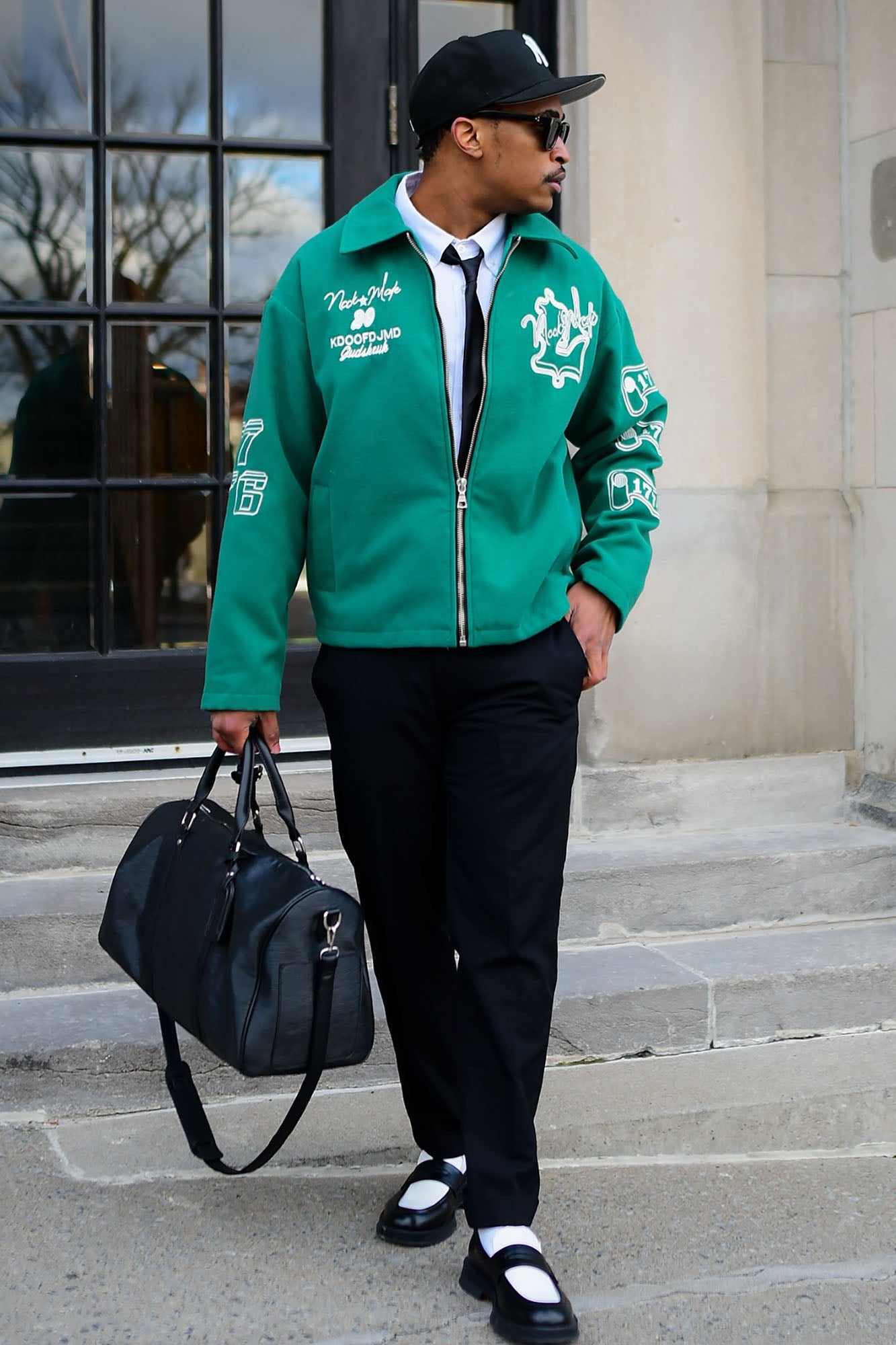 Independence Varsity Jacket - Kelly Green