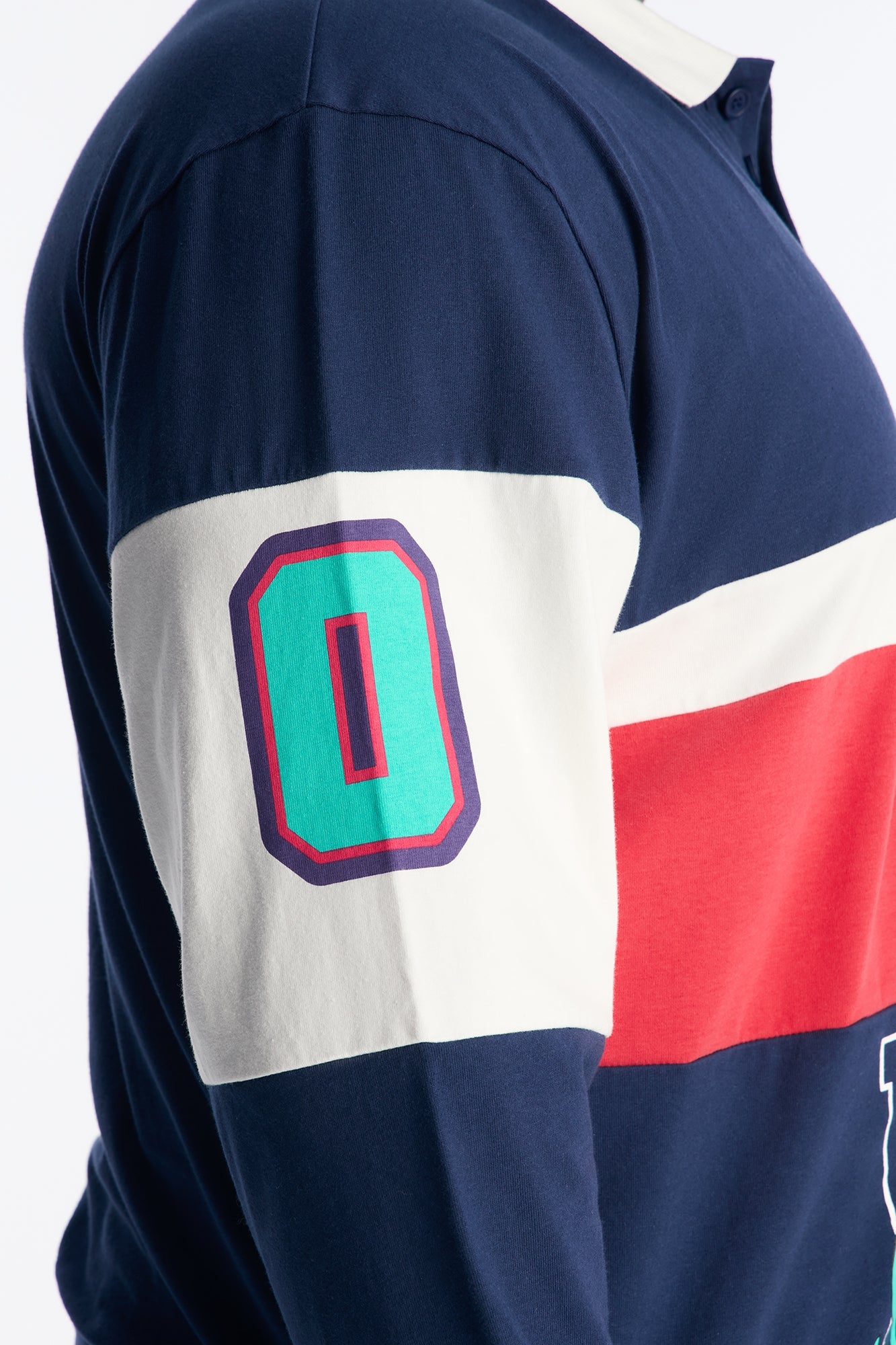 Disney Mickey And Friends Long Sleeve Polo - Navy