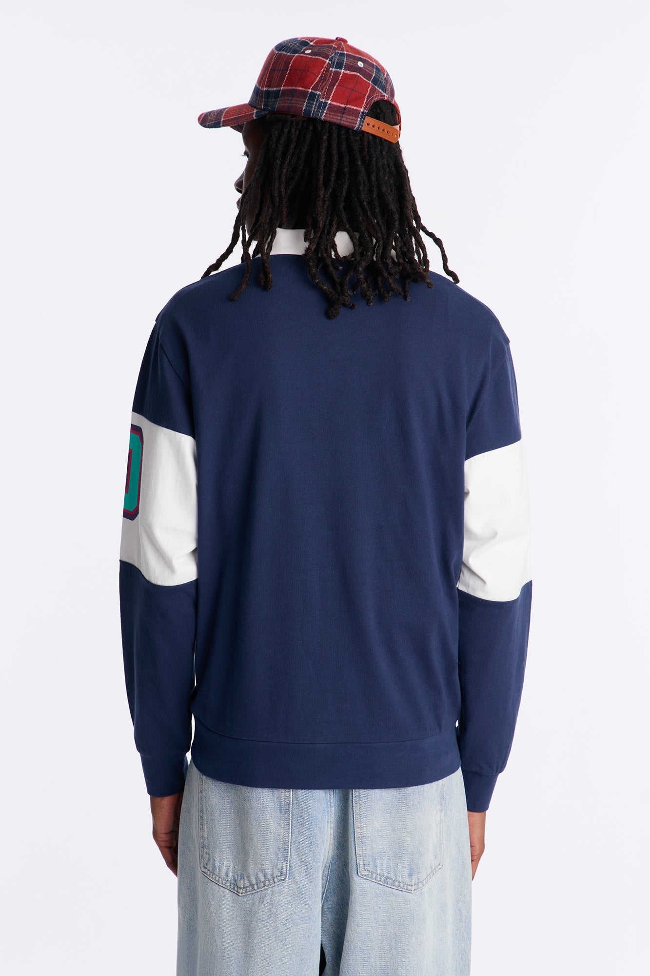 Disney Mickey And Friends Long Sleeve Polo - Navy