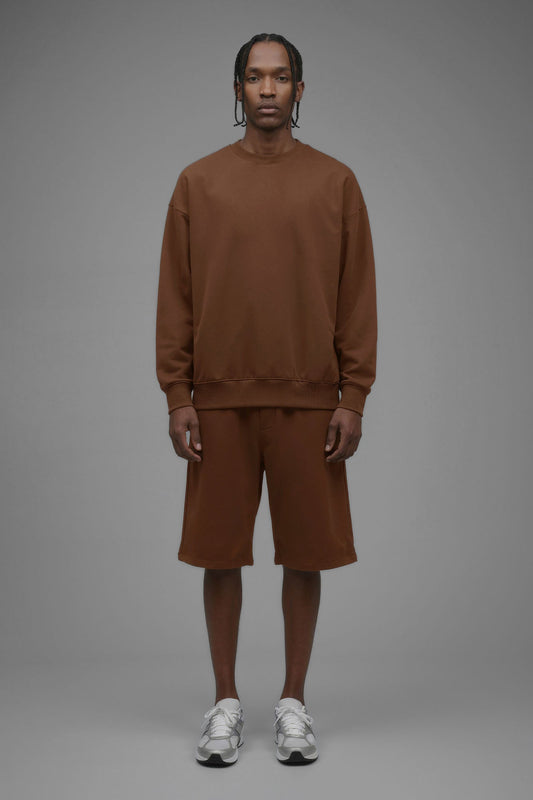 410 Oversized Crewneck - Chestnut