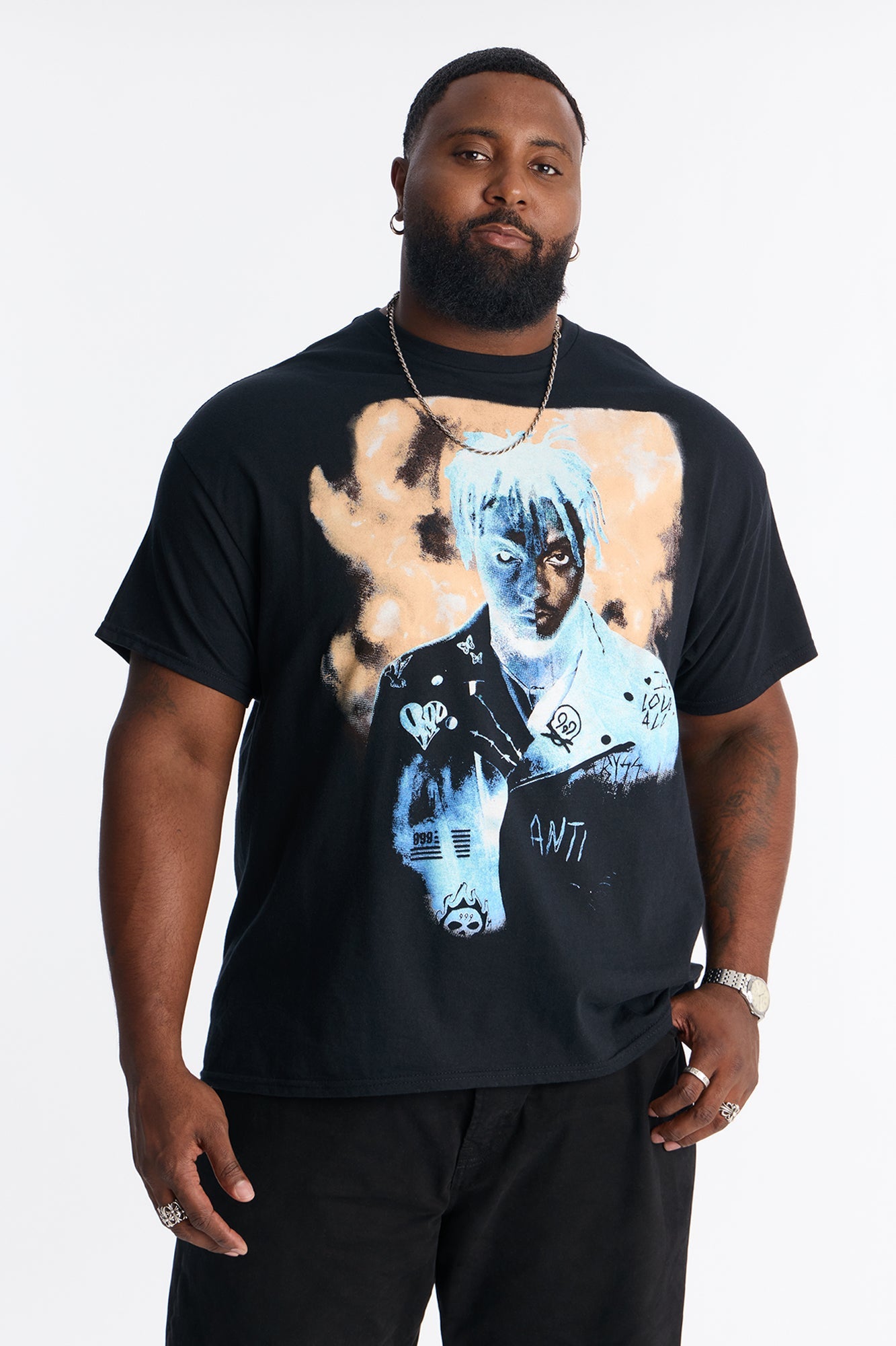 Juice WRLD Wishing Well Short Sleeve Tee - Black
