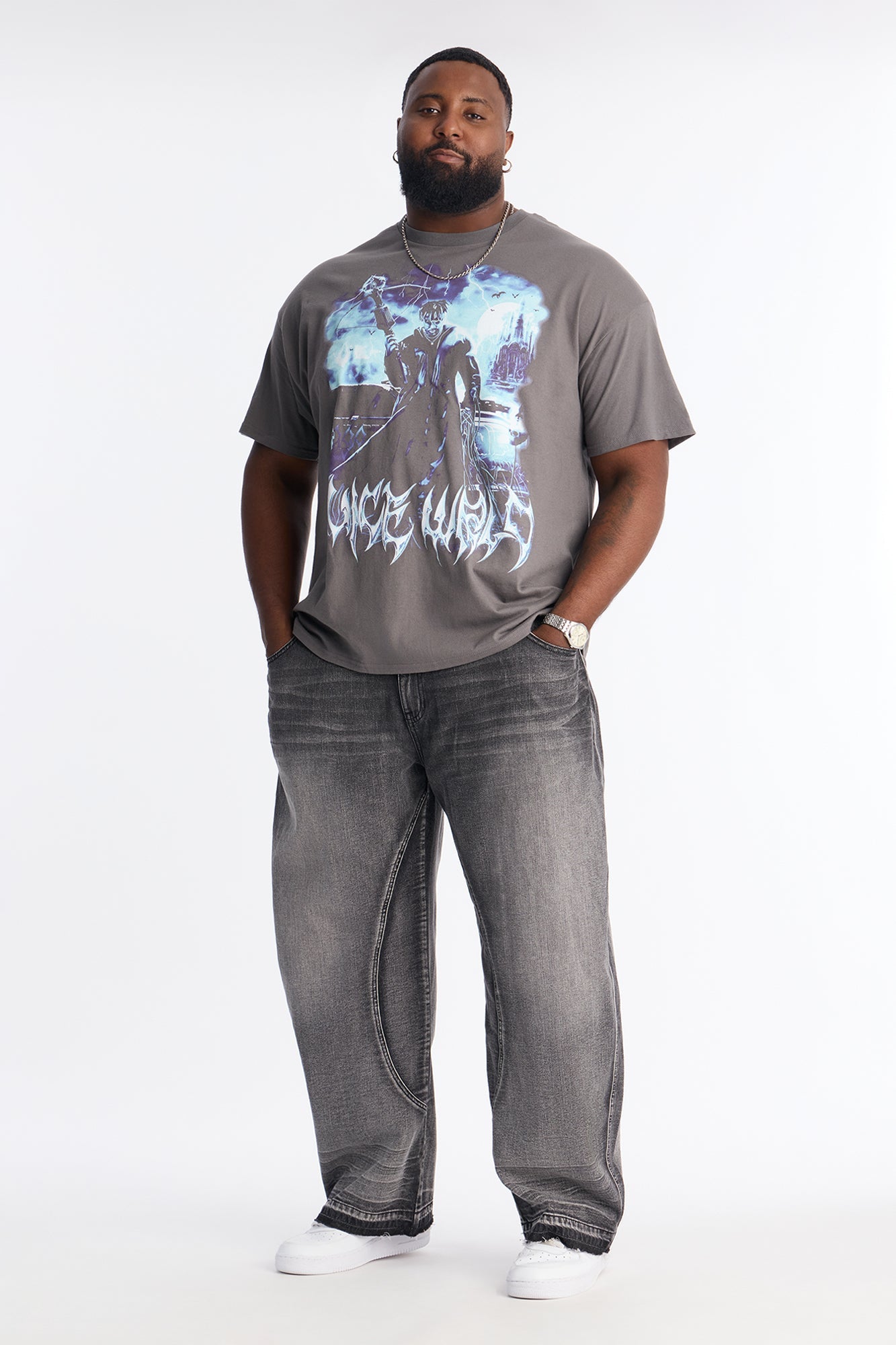 Juice WRLD 999 Club Short Sleeve Tee - Charcoal